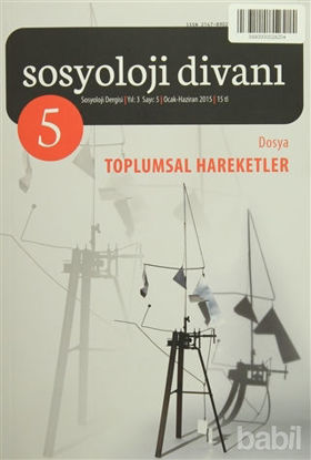 Picture of Sosyoloji Divanı Sayı : 5 Ocak-Haziran 2015