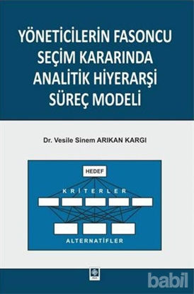 Picture of Yöneticilerin Fasoncu Seçim Kararında Analitik Hiyerarşi Süreç Modeli