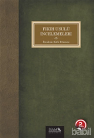 Picture of Fıkıh Usulü İncelemeleri