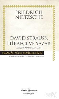 Picture of David Strauss, İtirafçı ve Yazar - Zamana Aykırı Bakışlar 1