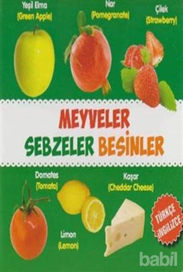 Picture of Meyveler - Sebzeler - Besinler / Türkçe-İngilizce