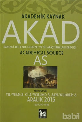 Picture of Akad Akademik Kaynak Dergisi Sayı: 6