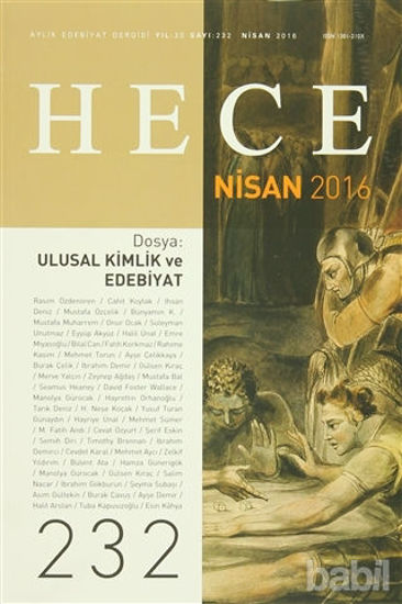 Picture of Hece Aylık Edebiyat Dergisi Sayı : 232 - Nisan 2016