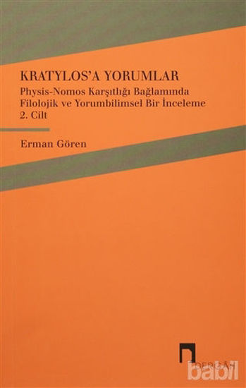 Picture of Kratylos'a Yorumlar 2. Cilt
