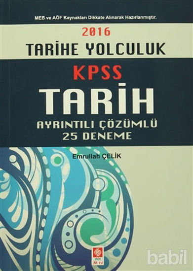 Picture of 2016 KPSS Tarih Ayrıntılı Çözümlü 25 Deneme