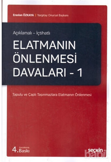 Picture of Elatmanın Önlenmesi Davaları - 1