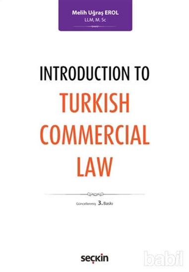 Picture of Introduction To Turkish Commercial Law