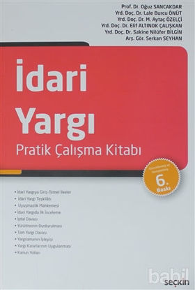 Picture of İdari Yargı Pratik Çalışma Kitabı