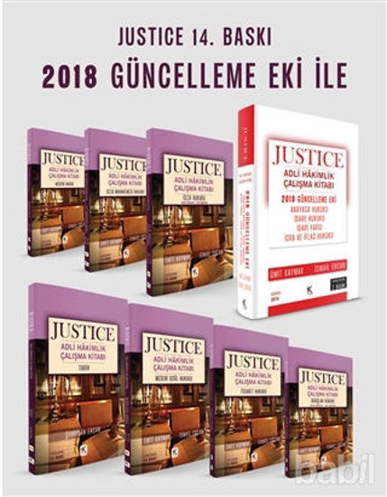 Picture of Justice Adli Hakimlik Çalışma Kitabı (Modüler Set - 8 Kitap) ve  2018 Güncelleme Eki