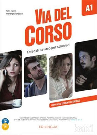 Picture of Via del Corso A1 Libro Dello Studente ed Esercizi   2 CD Audio   DVD