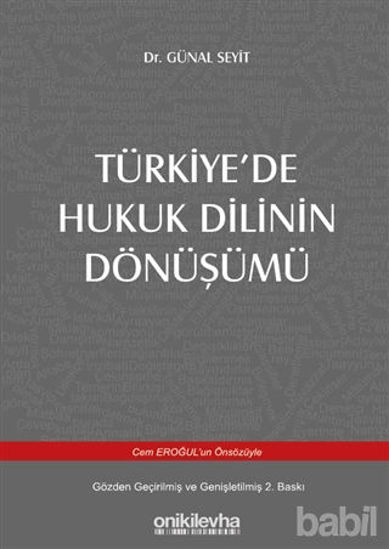 Picture of Türkiye'de Hukuk Dilinin Dönüşümü