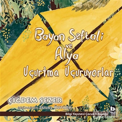 Picture of Bayan Şeftali ve Alya Uçurtma Uçuruyorlar