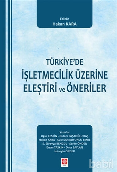 Picture of Türkiye'de İşletmecilik Üzerine Eleştiri ve Öneriler