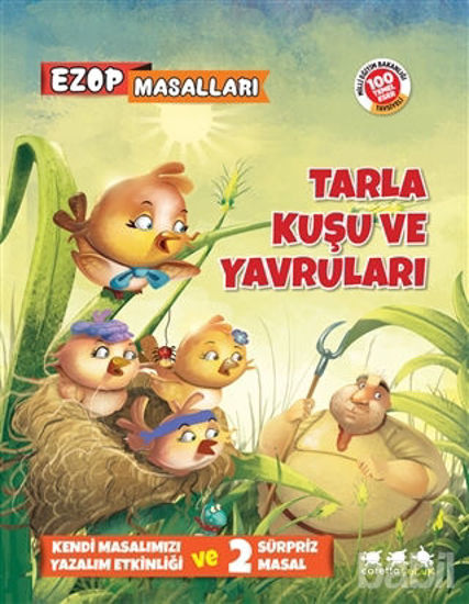 Picture of Tarla Kuşu ve Yavruları - Ezop Masalları
