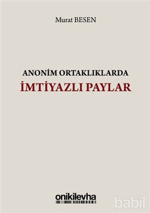 Picture of Anonim Ortaklıklarda İmtiyazlı Paylar
