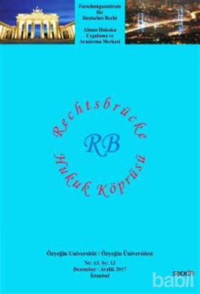 Picture of Hukuk Köprüsü Dergisi Sayı: 13 Rechtsbrücke