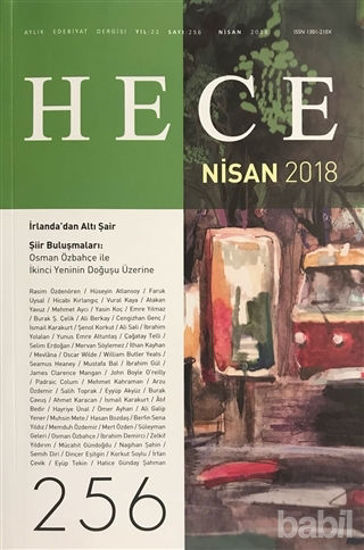 Picture of Hece Aylık Edebiyat Dergisi Sayı: 256 - Nisan 2018