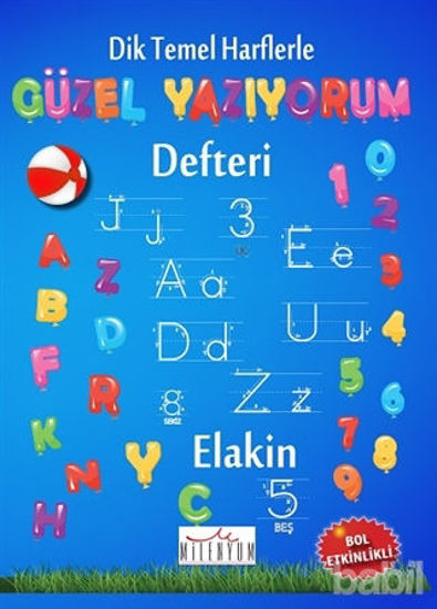 Picture of Dik Temel Harflerle Güzel Yazıyorum Defteri (Spiralli)
