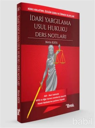 Picture of İdari Yargılama Usul Hukuku Ders Notları