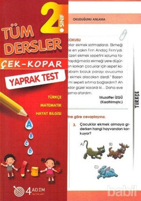 Picture of 2. Sınıf Tüm Dersler Çek-Kopar Yaprak Test