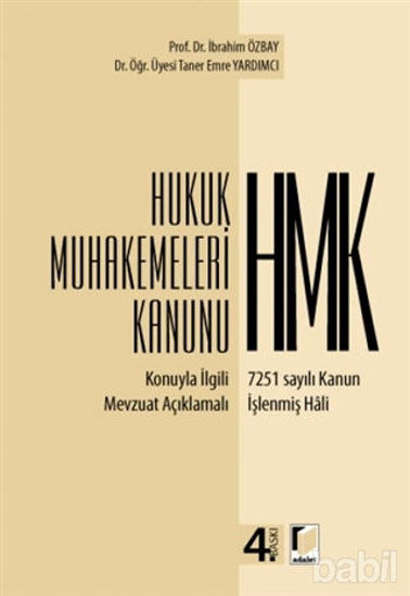 Picture of Hukuk Muhakemeleri Kanunu