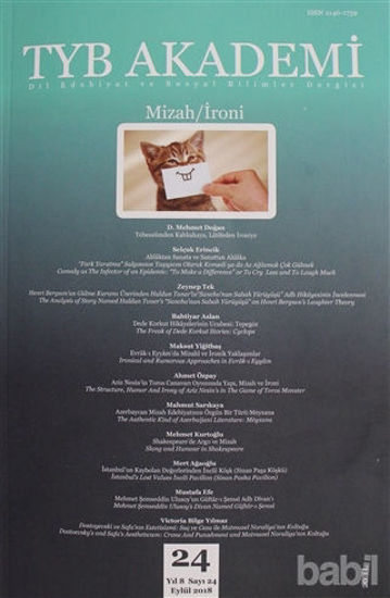Picture of TYB Akademi Dergisi Sayı: 24 Eylül 2018