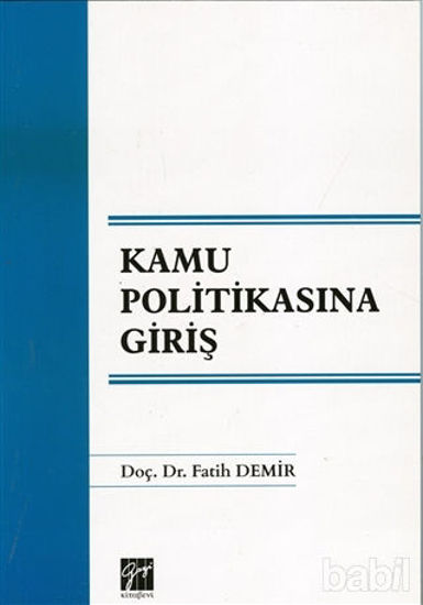 Picture of Kamu Politikasına Giriş