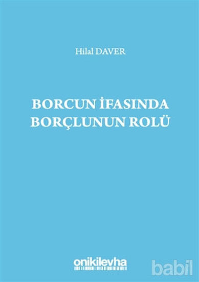 Picture of Borcun İfasında Borçlunun Rolü