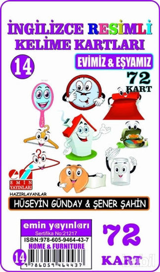 Picture of Evimiz ve Eşyamız - İngilizce Resimli Kelime Kartları 14