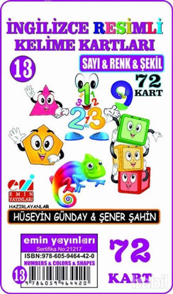 Picture of Sayı, Renk ve Şekil - İngilizce Resimli Kelime Kartları 13