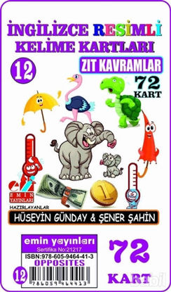 Picture of Zıt Kavramlar - İngilizce Resimli Kelime Kartları 12