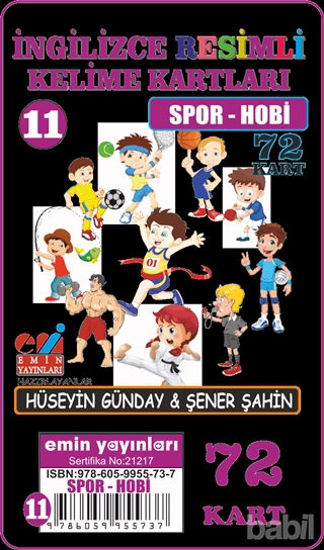 Picture of Spor Hobi - İngilizce Resimli Kelime Kartları 11