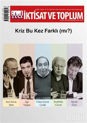 Picture of İktisat ve Toplum Dergisi Sayı: 98 Aralık 2018
