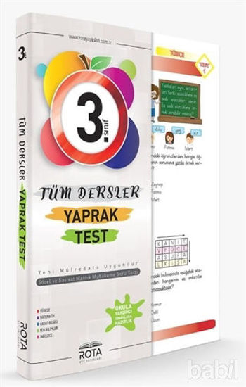 Picture of 3. Sınıf Tüm Dersler Yaprak Test