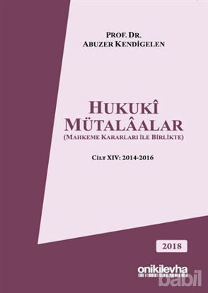 Picture of Hukuki Mütalaalar Cilt: 14