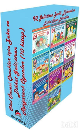 Picture of Okul Öncesi Çocuklar için Zeka ve Dikkat Geliştiren Rengarenk Oyunlar (10 Kitap Takım)