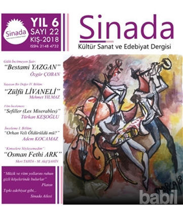 Picture of Sinada Dergisi Yıl 6 Sayı: 22 Kış 2018