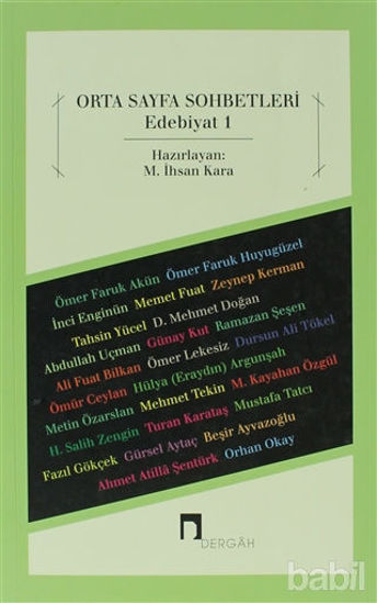 Picture of Orta Sayfa Sohbetleri Edebiyat 1