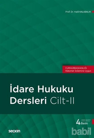 Picture of İdere Hukuku Dersleri Cilt: 2