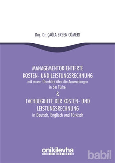 Picture of Managementorientierte Kosten-Und Leistungsrechnung And Fachbegriffe Der Kosten-Und Leistungsrechnung