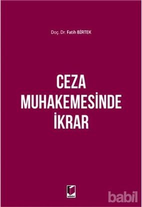 Picture of Ceza Muhakemesinde İkrar