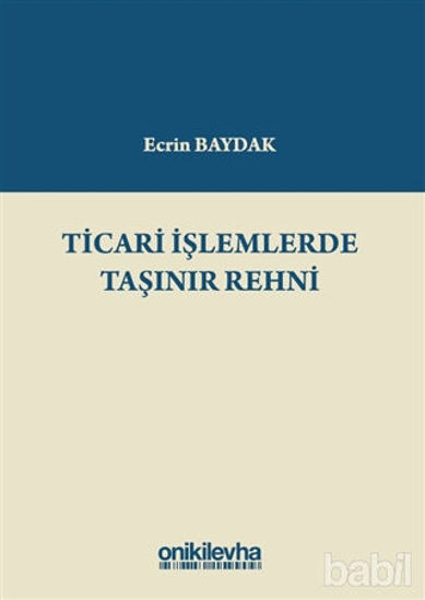 Picture of Ticari İşlemlerde Taşınır Rehni