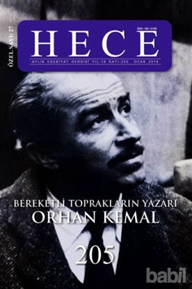 Picture of Hece Aylık Edebiyat Dergisi Bereketli Toprakların Yazarı Orhan Kemal Özel Sayısı: 27 205 (Ciltsiz)