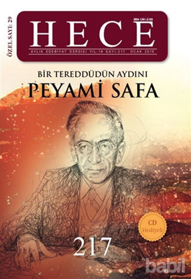 Picture of Hece Aylık Edebiyat Dergisi Peyami Safa Özel Sayısı Sayı: 29 / 217 (Ciltsiz)