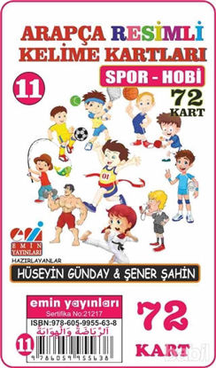 Picture of Spor Hobi - Arapça Resimli Kelime Kartları 11 72 Kart