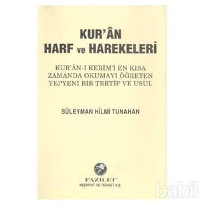 Picture of Kuran Harf Ve Harekeleri Elifbası Rahle Boy