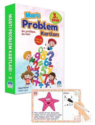 Picture of 3. Sınıf Problem Kartları - Yaz Sil Kalemli