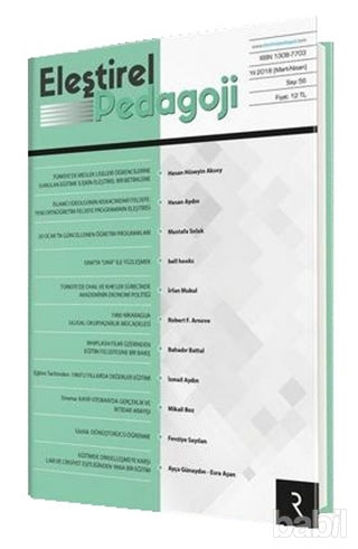 Picture of Eleştirel Pedagoji Dergisi Yıl: 10 Sayı: 61 Nisan 2019