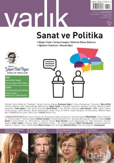 Picture of Varlık Aylık Edebiyat ve Kültür Dergisi Sayı: 1342 Temmuz 2019