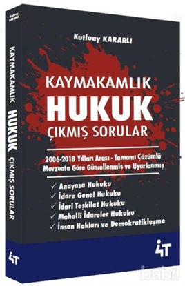 Picture of Kaymakamlık Hukuk Çıkmış Sorular